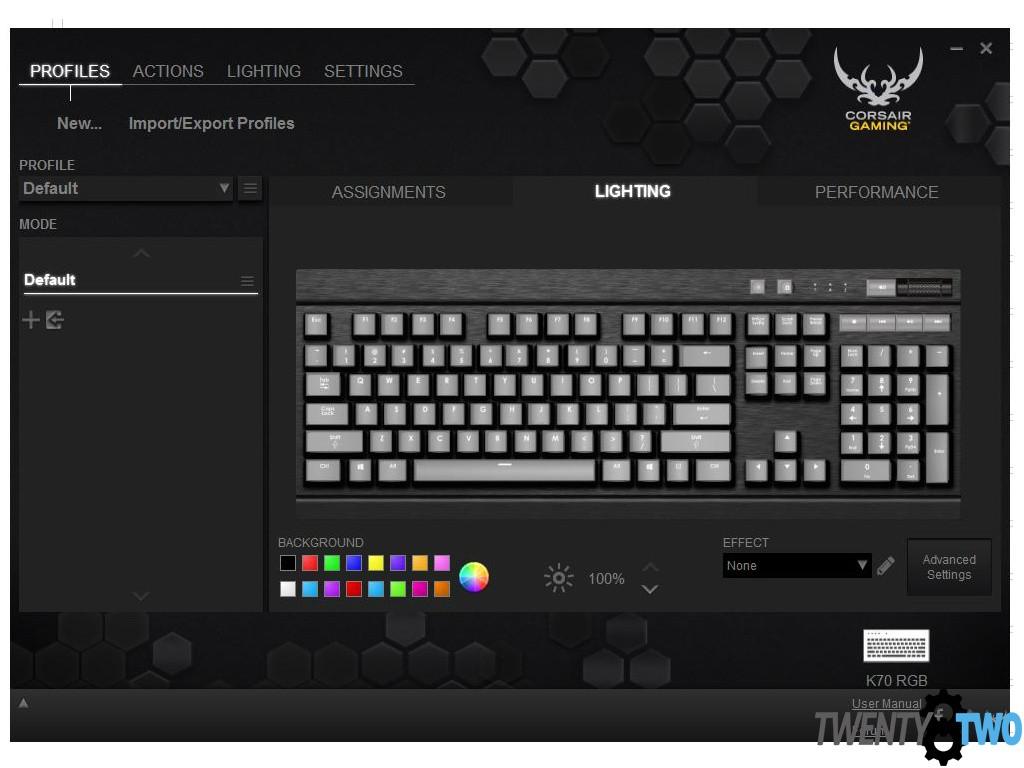 twenty8two-corsair-k70-rgb-review-unboxing-software-view