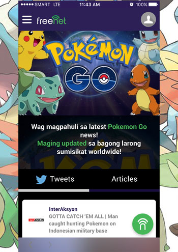 Freenet And Paymaya Help You Cope With Pokemon Go Twenty8two