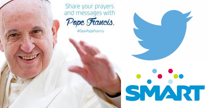 Smart partners with Twitter for free access during papal visit