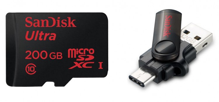 SanDisk intros new 200GB microSD, Type-C USB