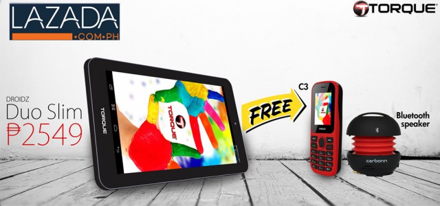 The Torque Droidz Duo Slim 8GB tablet is now available on Lazada