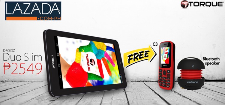 The Torque Droidz Duo Slim 8GB tablet is now available on Lazada