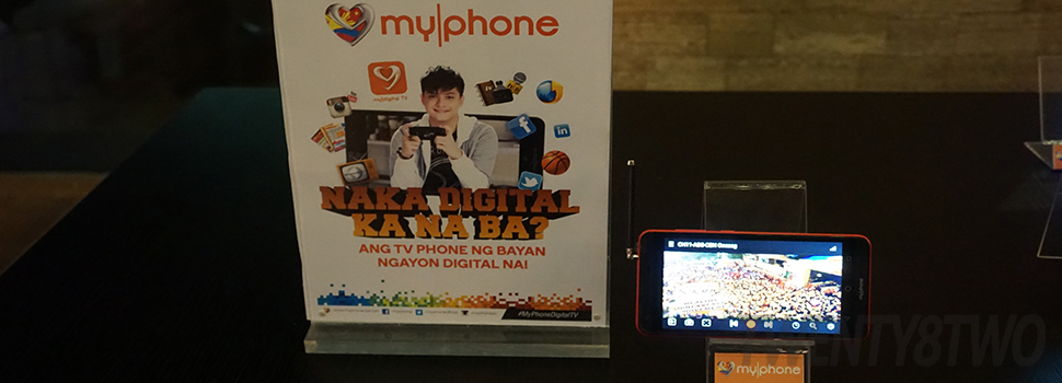 MyPhone goes digital television on your mobile phones