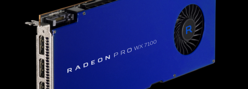 AMD Announces Availability of Radeon Pro WX Series Graphics Cards
