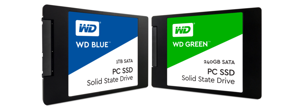 Western Digital Unveils WD Blue and WD Green Solid State Drives