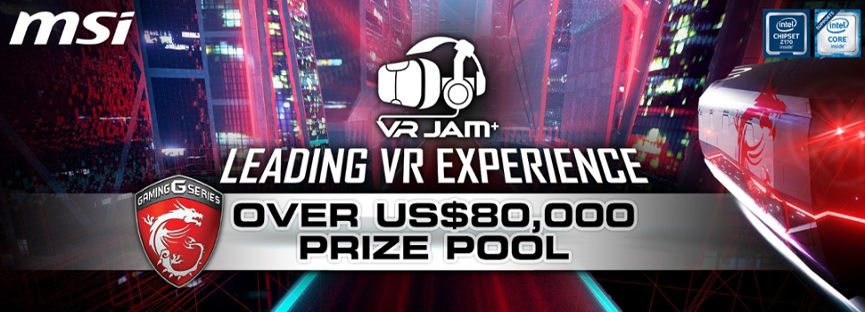 The short list of MSI VR JAM entrants is announced