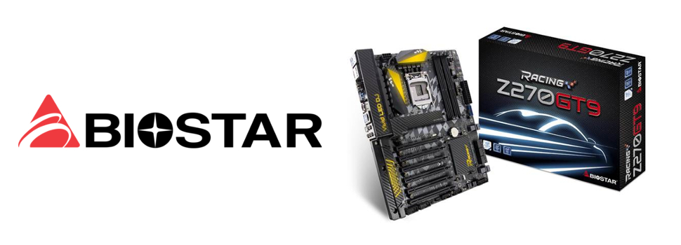 BIOSTAR launches the RACING Z270GT9 motherboard, bundled with an Intel 600p SSD