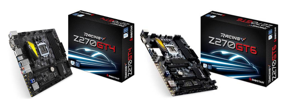 BIOSTAR Announces the full line Z270 Racing Series Motherboards
