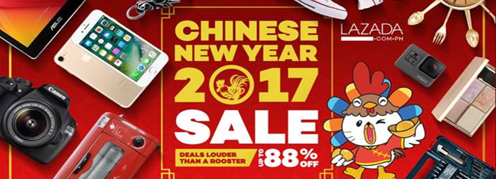 Lazada is celebrating the Chinese New Year with a flash sale