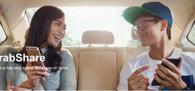 Grab launches its on-demand ride-sharing service, GrabShare to Manila