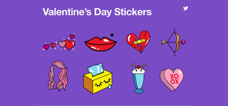 Twitter Releases Special Stickers and #LoveHappens Emoji to Celebrate Valentine’s Day