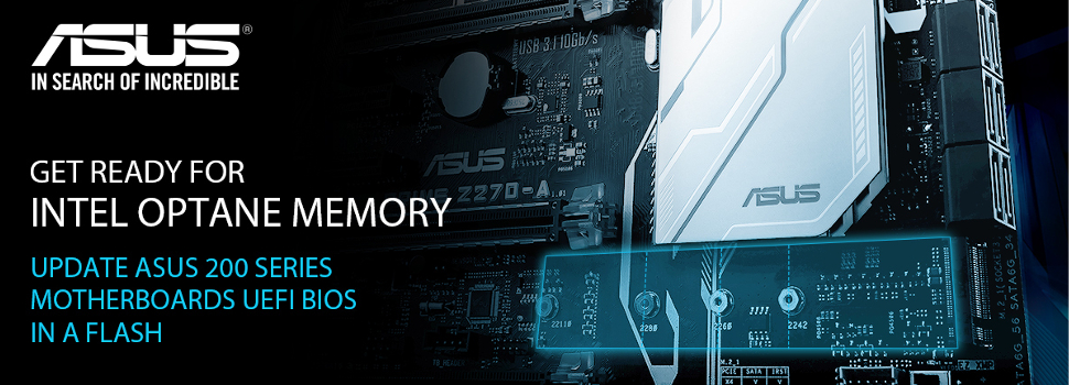 ASUS Announces Support for Intel Optane Memory