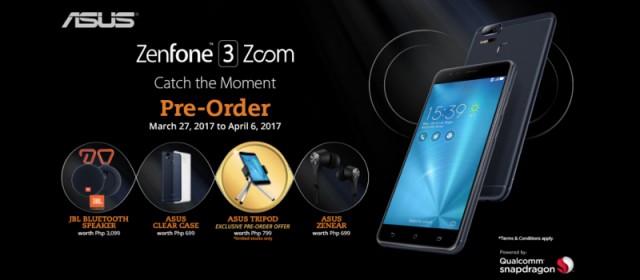 The ASUS ZenFone 3 Zoom is now available for Pre-Order! Order now until April 6