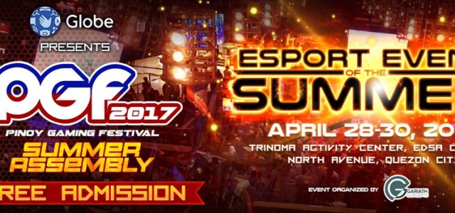 PGF 2017, the gaming event of the summer, is back!