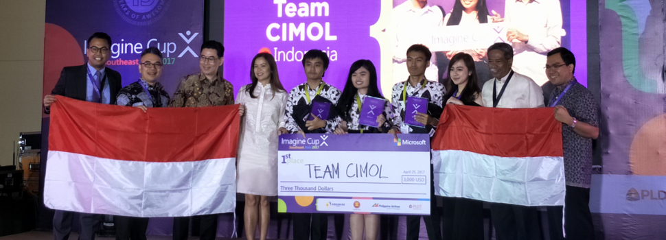 Indonesian students win the 2017 Microsoft Imagine Cup SEA Regional Finals