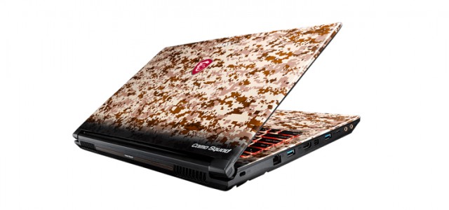 MSI announces new Camo Squad Limited Edition series of laptops and accessories