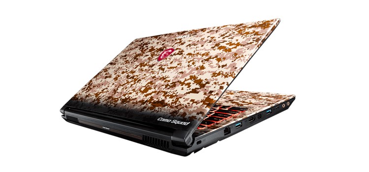 MSI announces new Camo Squad Limited Edition series of laptops and accessories