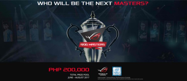 ASUS announces the ROG Masters 2017, with Philippine Qualifiers for Dota 2 and CS:GO this June