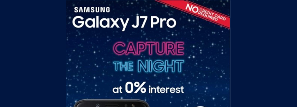 Get the Samsung J7 Pro at 0% instalments (9 months) through Home Credit