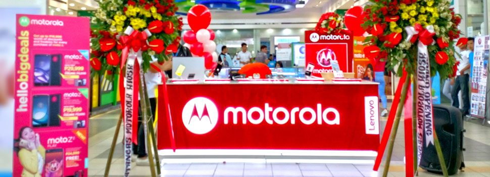Motorola strengthens local footprint with first retail kiosk outside Manila