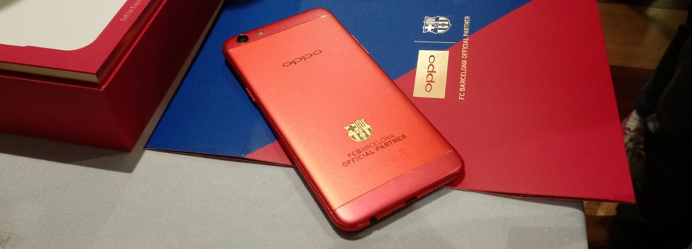 OPPO gives us a look at their stunning FC Barcelona-edition phones