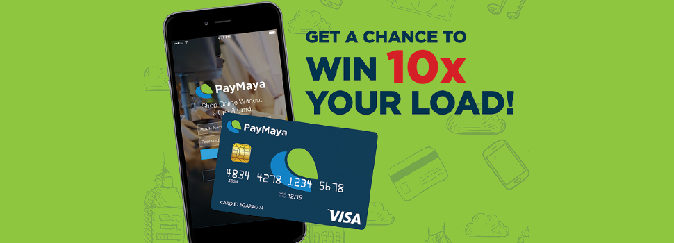 Get a chance to win 10x your PayMaya load at Robinsons!