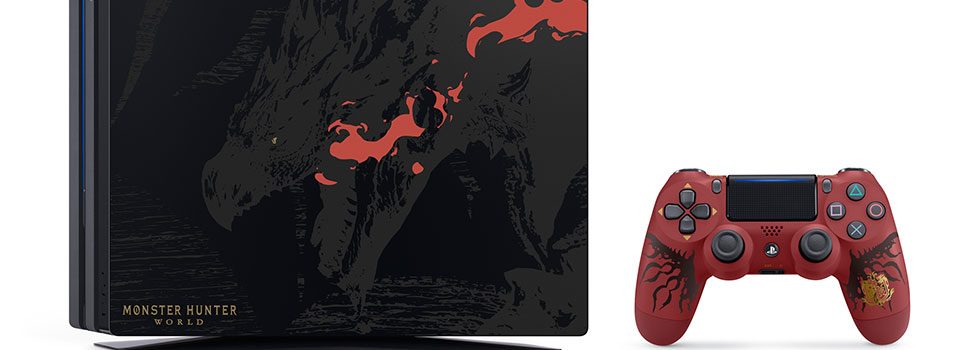 PlayStation Announces The Monster Hunter World: Rathalos Edition PS4 Pro Package