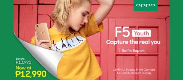 Celebrate new beginnings with the OPPO F5 Youth now at Php12,990