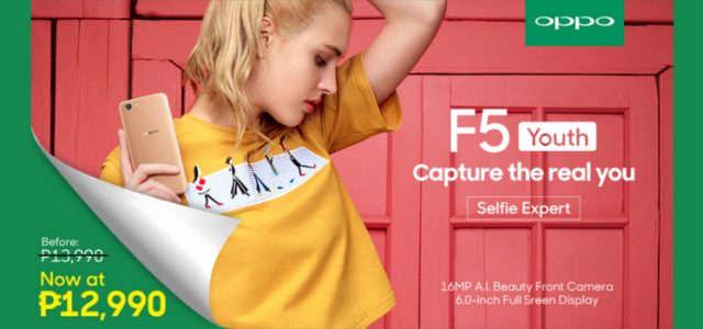 Celebrate new beginnings with the OPPO F5 Youth now at Php12,990