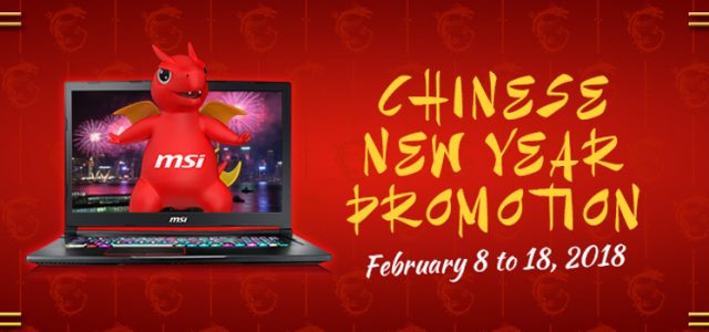 MSI is holding a Chinese New Year promo until February 18
