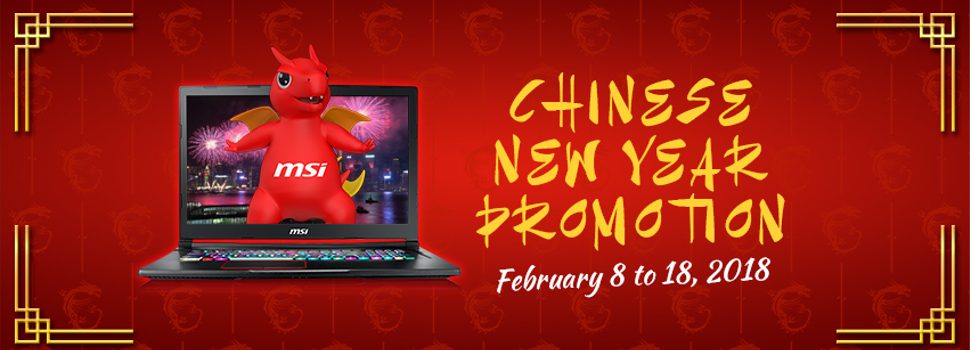 MSI is holding a Chinese New Year promo until February 18