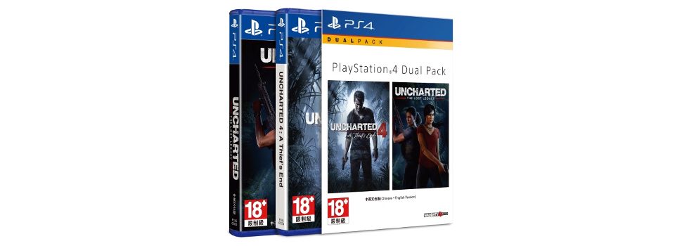 Uncharted Dual Pack for the PS4 available now