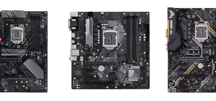 ASUS Announces H370, B360 and H310 Series Motherboards