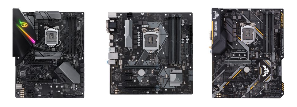 ASUS Announces H370, B360 and H310 Series Motherboards