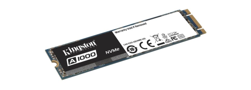 Kingston Introduces the A1000 Entry-level NVMe PCIe SSD