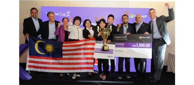 Malaysian students announced as winner of Microsoft Imagine Cup Asia Pacific Finals