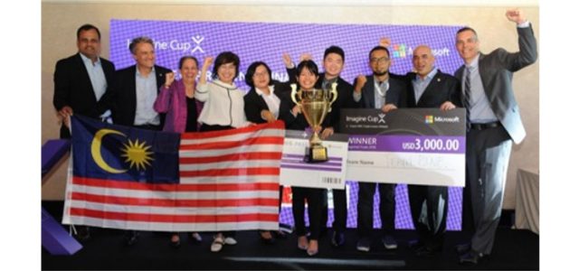 Malaysian students announced as winner of Microsoft Imagine Cup Asia Pacific Finals