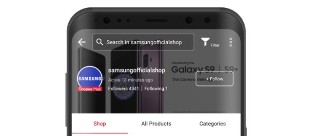 Samsung launches Official Store on Shopee