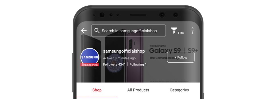 Samsung launches Official Store on Shopee