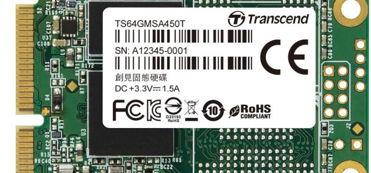 Transcend Announces New MSA450T mSATA 3D TLC SSD for Embedded Applications