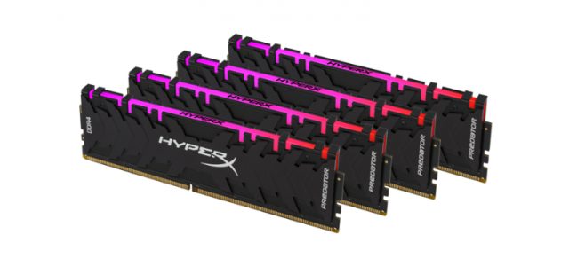 HyperX Announces Predator DDR4 RGB with Infrared Sync Technology