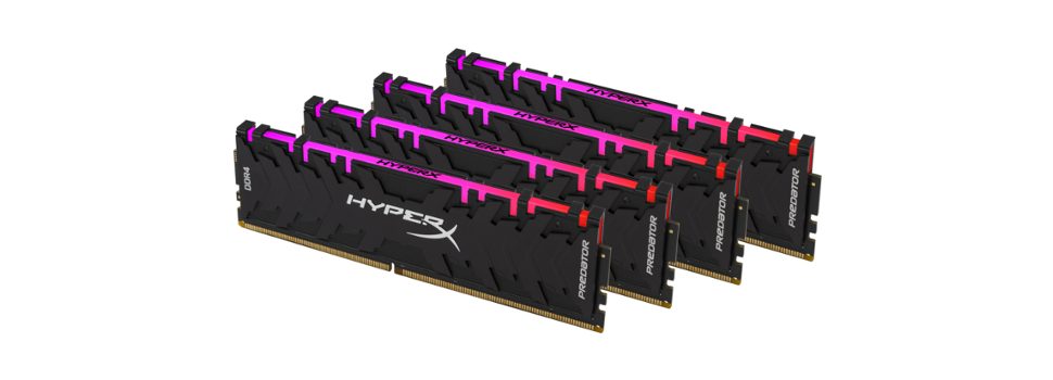 HyperX Announces Predator DDR4 RGB with Infrared Sync Technology