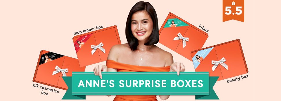 Anne Curtis Celebrates 5.5 Shopee Super Sale With Exclusive “Surprise Boxes” Worth Up to ₱1,500