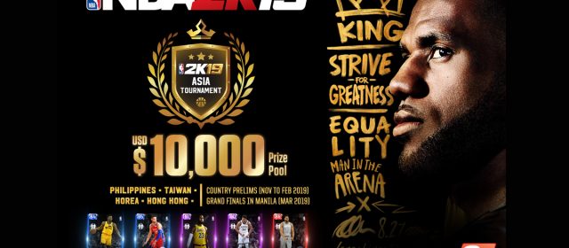 2K Announces NBA 2K19 Asia Tournament