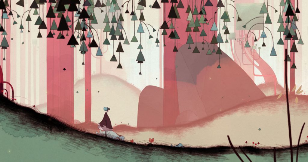 Emotional game, Screenshot from Gris by Nomada Studio