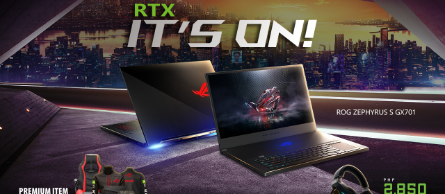ASUS Republic of Gamers Welcomes the Summer Season with the RTX IT’S ON Promotion