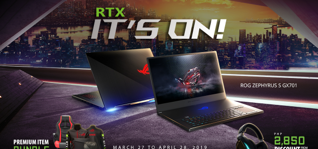 ASUS Republic of Gamers Welcomes the Summer Season with the RTX IT’S ON Promotion