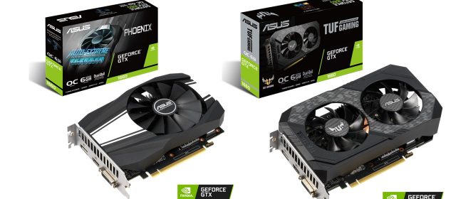 ASUS Announces TUF Gaming and Phoenix GeForce GTX 1660 GPUs