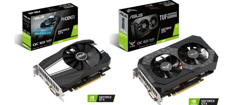 ASUS Announces TUF Gaming and Phoenix GeForce GTX 1660 GPUs