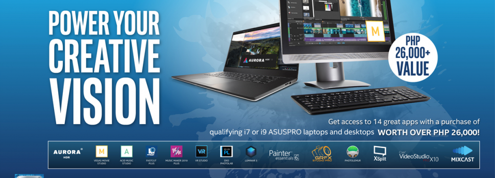 ASUSPRO and Intel Launch the Exclusive “Ultimate Creativity Pack”
